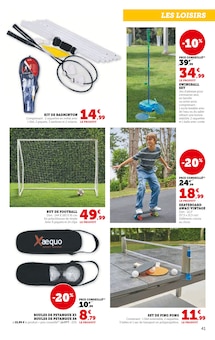 Promo Table Tennis De Table dans le catalogue Hyper U du moment à la page 41