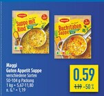 Suppe mit Rind oder Buchstaben Suppe Angebote von Maggi bei diska Freiberg für 0,59 €