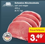 Aktuelles Schweine-Minutensteaks Angebot bei Netto Marken-Discount in Kassel ab 3,49 €
