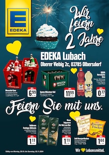 EDEKA Prospekt Wir feiern 2 Jahre mit  Seiten in Oderwitz und Umgebung