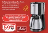 Kaffeeautomat Enjoy Top Therm im Angebot bei GLOBUS in Frankenthal Kaffeeautomat Enjoy Top Therm Angebote von Melitta bei GLOBUS Frankenthal für 59,99 €