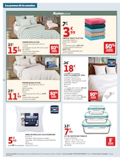 Promos Couette dans le catalogue "La rentrée à prix K.O." de Auchan Hypermarché Couette en promo dans le catalogue Auchan Hypermarché à la page 32