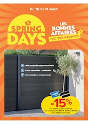 Promos Pergola dans le catalogue "SPRING DAYS : LES BONNES AFFAIRES DE PRINTEMPS" de Castorama Pergola en promo dans le catalogue Castorama à la page 1