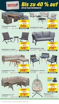 Gartenmöbel im toom Baumarkt Prospekt "Respekt, wer's selber macht." mit 26 Seiten (Fürth)