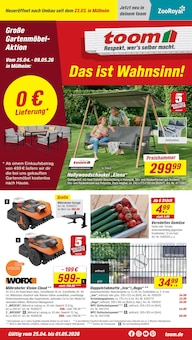 toom Baumarkt Prospekt Respekt, wer's selber macht. mit 32 Seiten