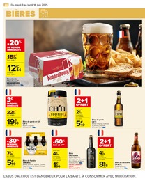 Prix et réduction Kronenbourg dans le prospectus Carrefour en cours Offre Kronenbourg dans le catalogue Carrefour du moment à la page 48