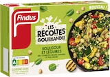 Les récoltes gourmandes boulgour et légumes - Findus en promo chez Carrefour Soissons à 2,18 €