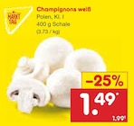 Champignons weiß bei Netto Marken-Discount im Prospekt "" für 1,49 €