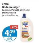 Bodenreiniger Laminat, Parkett, Vinyl oder Stein&Fliesen im Angebot bei V-Markt in Regensburg Bodenreiniger Laminat, Parkett, Vinyl oder Stein&Fliesen Angebote von emsal bei V-Markt Regensburg für 4,49 €