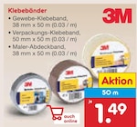 Gewebe-Klebeband von 3M für 1,49 € bei Netto Marken-Discount im Angebot Gewebe-Klebeband von 3M im aktuellen Netto Marken-Discount Prospekt