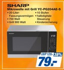 Mikrowelle mit Grill YC-PG204AE-S Angebote von SHARP bei famila Nordost Falkensee für 79,00 €