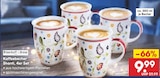 Kaffeebecher Shanti, 4er Set im aktuellen Netto Marken-Discount Prospekt
