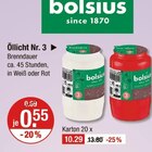 Ölicht Nr. 3 von bolsius im aktuellen V-Markt Prospekt für 0,55 €