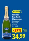 Brut Royal, Champagner Angebote von Pommery bei Lidl Dresden für 34,99 €