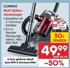 Aktuelles Multi-Zyklon-Staubsauger Angebot bei Netto Marken-Discount in Rostock ab 49,99 €
