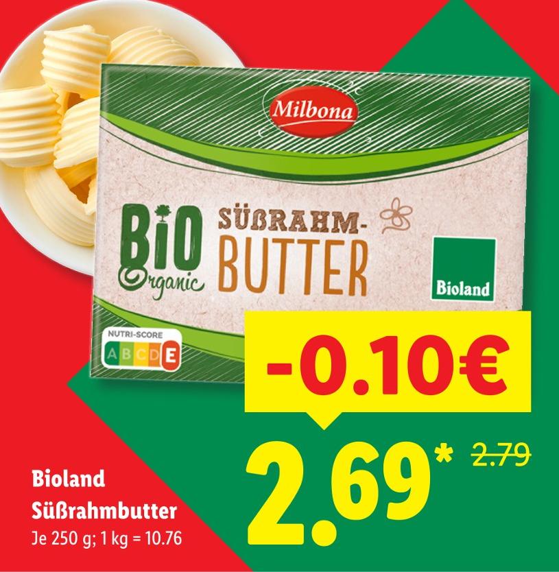 Bio Süßrahmbutter