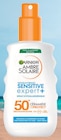 Spray Sensitive Expert Très Haute Protection FPS50+ - Garnier Ambre Solaire dans le catalogue Intermarché Hyper
