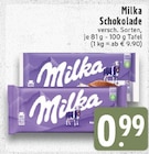 Schokolade im Angebot bei E center in Moers Schokolade Angebote von Milka bei E center Moers für 0,99 €