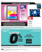 Ipad Angebote im Prospekt "PASSEZ LA RENTRÉE CONNECTÉE À VOS ENVIES !" von Carrefour auf Seite 22