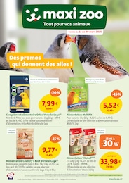 Catalogue Maxi Zoo "Des promos qui donnent des ailes !" à Marmande et alentours, 2 pages, 12/03/2025 - 30/03/2025