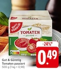 Tomaten passiert Angebote von Gut & Günstig bei EDEKA Offenbach für 0,49 €