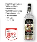Aktuelles Schwarzwälder Williams Christ Birnenbrand Angebot bei GLOBUS in Bochum ab 8,99 €