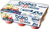 Yaourts sur lit de fruits rouges - BAÏKO - Intermarché Super à Montluçon Yaourts sur lit de fruits rouges - BAÏKO en promo chez Intermarché Super Montluçon à 1,78 €