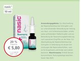 LINDA Premiumapotheke - nasic Angebot im Prospekt nasic bei LINDA Premiumapotheke im Prospekt "" für 5,80 €