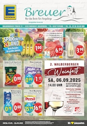 EDEKA Prospekt für Brühl mit 24 Seiten EDEKA Prospekt für Brühl: "Aktuelle Angebote", 24 Seiten, 01.09.2025 - 06.09.2025