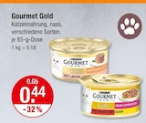 Gourmet Gold mit Lachs im V-Markt Prospekt Gourmet Gold mit Lachs von Purina im aktuellen V-Markt Prospekt für 0,44 €