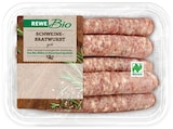 Schweine-Bratwurst im Angebot bei REWE in Pinneberg Schweine-Bratwurst Angebote von REWE Bio bei REWE Pinneberg für 5,99 €