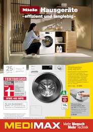 MEDIMAX Prospekt für Potsdam: "Miele Hausgeräte - effizient und langlebig -", 18 Seiten, 01.05.2026 - 31.05.2026