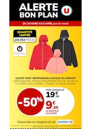 Catalogue Supermarchés Super U en cours à Lauterbourg et alentours, ALERTE BON PLAN, 1 page, 24/03/2026 - 06/04/2026