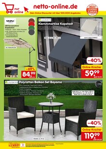 Sonnenschirm im aktuellen Netto Marken-Discount Prospekt (Bielefeld) Sonnenschirm im Netto Marken-Discount Prospekt "Aktuelle Angebote" mit 65 Seiten (Bielefeld)