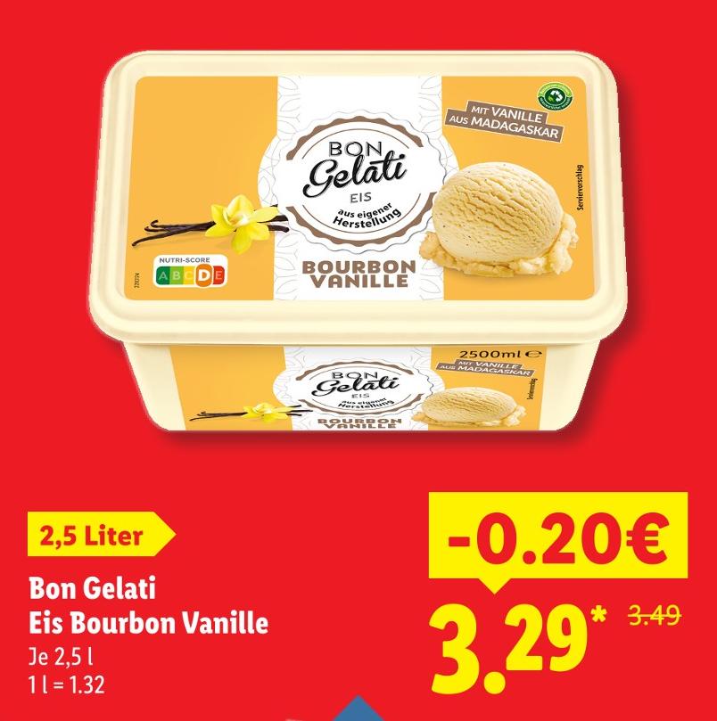 Eis Bourbon Vanille