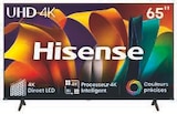 Téléviseur LED UHD 4K 65" - HISENSE - Hyper U à Aix-les-Bains Téléviseur LED UHD 4K 65" - HISENSE en promo chez Hyper U Aix-les-Bains à 499,00 €