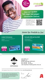 Aktueller mea - meine apotheke Apotheken Prospekt für Püttlingen: Unsere Juni-Angebote mit 4} Seiten, 01.06.2025 - 30.06.2025