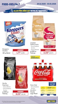 Coca Cola im METRO Prospekt "Wochenangebote SCO" mit 25 Seiten (Duisburg)
