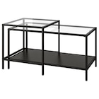 Satztische 2 St. schwarzbraun/Glas im Angebot bei IKEA in Leinfelden-Echterdingen Satztische 2 St. schwarzbraun/Glas Angebote von VITTSJÖ bei IKEA Leinfelden-Echterdingen für 62,99 €