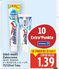 Zahncreme Original von Odol-med3 für 1,39 € bei E center im Angebot Zahncreme Original von Odol-med3 im aktuellen E center Prospekt