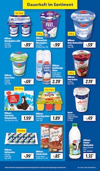 Frische Milch Angebot im Lidl Prospekt, gültig von 28.07.2025 bis 02.08.2025 Frische Milch Angebot im aktuellen Lidl Prospekt auf Seite 7