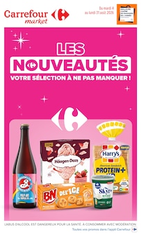 Catalogue Carrefour Market de la semaine "LES NOUVEAUTÉS" avec 1 pages, valide du 04/08/2026 au 31/08/2026 pour Pontorson et alentours Prospectus Carrefour Market de la semaine "LES NOUVEAUTÉS" avec 1 pages, valide du 04/08/2026 au 31/08/2026 pour Pontorson et alentours