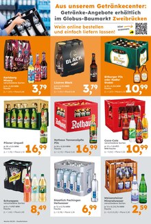 Bier im Globus-Baumarkt Prospekt "Immer eine Idee besser" mit 14 Seiten (Pirmasens)