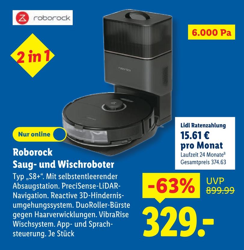 Saug- und Wischroboter