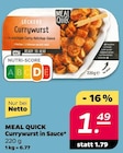 Currywurst in Sauce Angebote von MEAL QUICK bei Netto mit dem Scottie Halle für 1,49 €