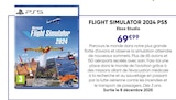 Flight simulator 2024 ps5 en promo chez Fnac Flight simulator 2024 ps5 dans le catalogue Fnac