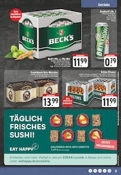 Becks im EDEKA Prospekt in Wesel Aktueller EDEKA Prospekt mit Becks, "Aktuelle Angebote", Seite 21