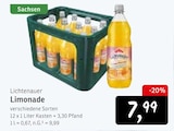 Limonade von Lichtenauer im aktuellen Konsum Prospekt für 7,99 €