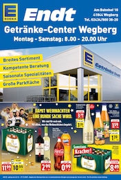Aktueller EDEKA Supermarkt Prospekt für Wegberg: Aktuelle Angebote mit 4} Seiten, 22.12.2025 - 27.12.2025