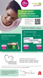 mea - meine apotheke Apotheken Prospekt der aktuellen Woche mit 4 Seiten, gültig von 01.02.2026 bis 28.02.2026, in Deggendorf und Umgebung Aktueller mea - meine apotheke Apotheken Prospekt in Deggendorf und Umgebung, "Unsere Februar-Angebote" mit 4 Seiten, 01.02.2026 - 28.02.2026